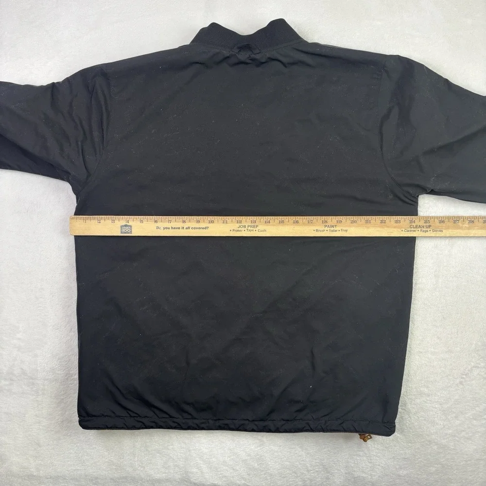 North Face Jester Reversible Quilted Brown Black Long Sleeve Full Zip Jacket LG